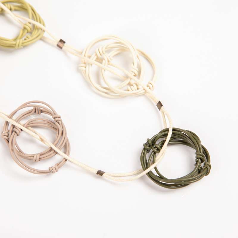 Handcrafted Scoobie Wire Necklace