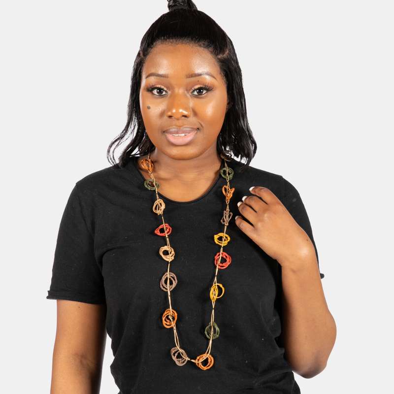 Handcrafted Scoobie Wire Necklace