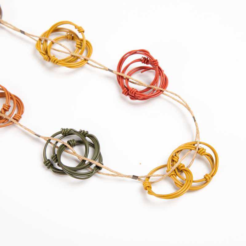 Handcrafted Scoobie Wire Necklace