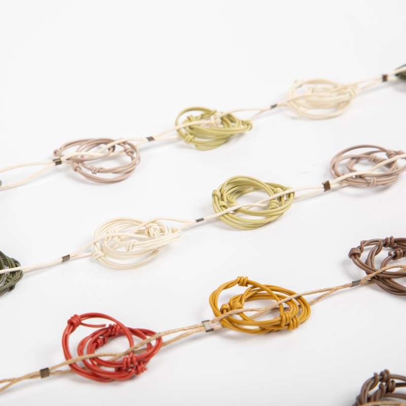 Handcrafted Scoobie Wire Necklace