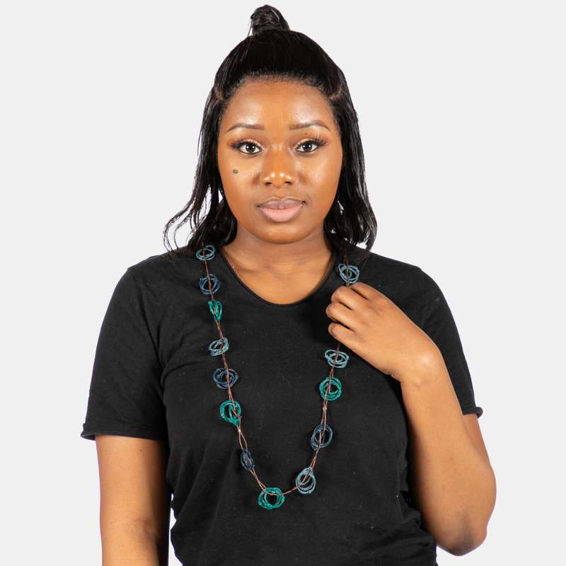 Handcrafted Scoobie Wire Necklace