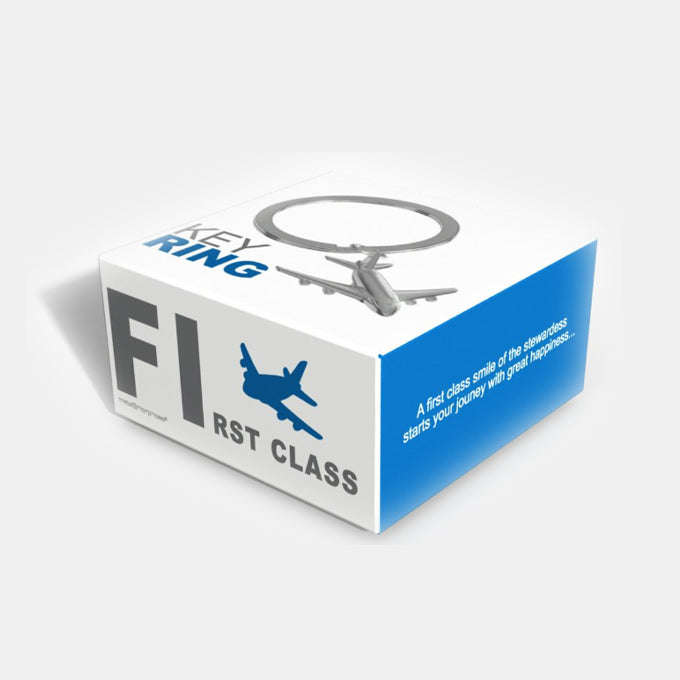 Miniature 3D Take to the Skies Airliner Metal Keyring