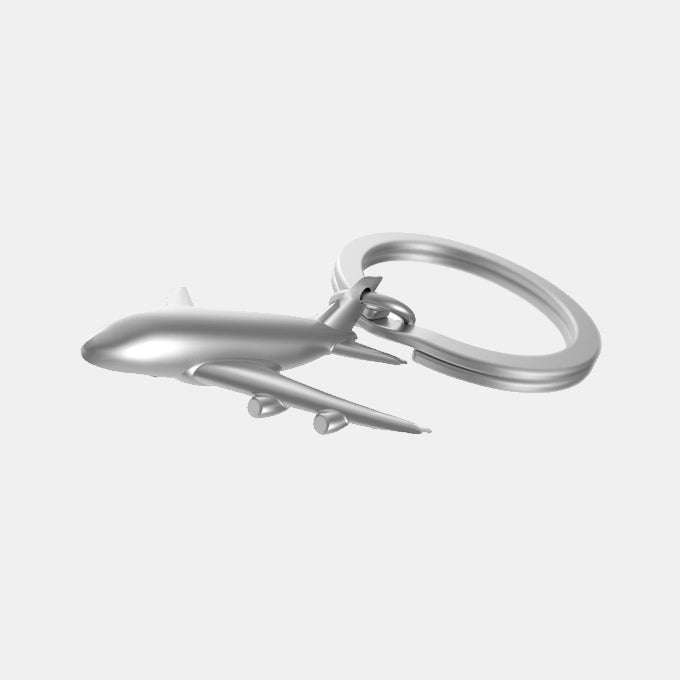 Miniature 3D Take to the Skies Airliner Metal Keyring