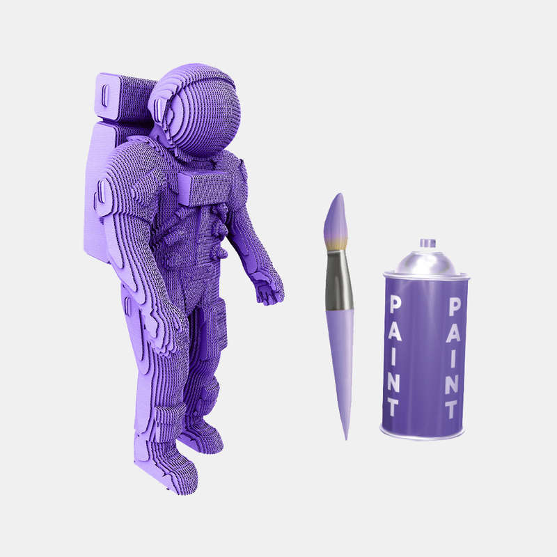Cartonic 3D Astronaut