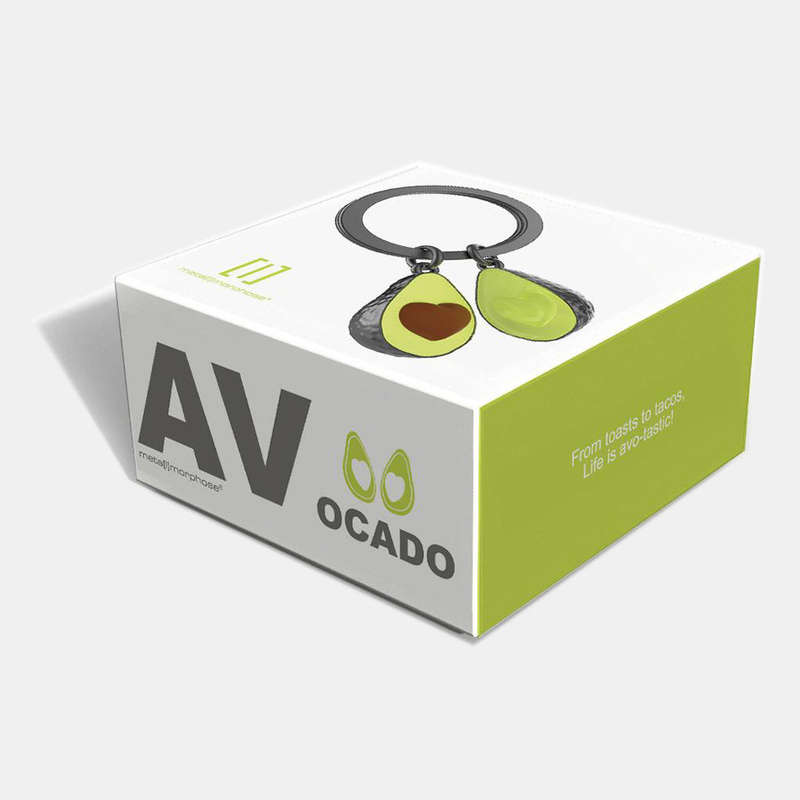 Miniature 3D Avo Metal Keyring