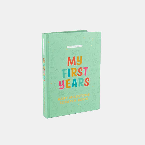 Baby Milestone Scratch Book