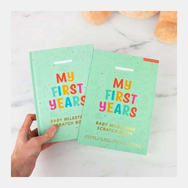 Baby Milestone Scratch Book