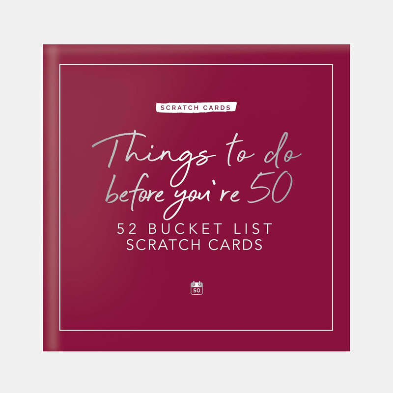 Things To Do Before You're 50 Scratch Cards