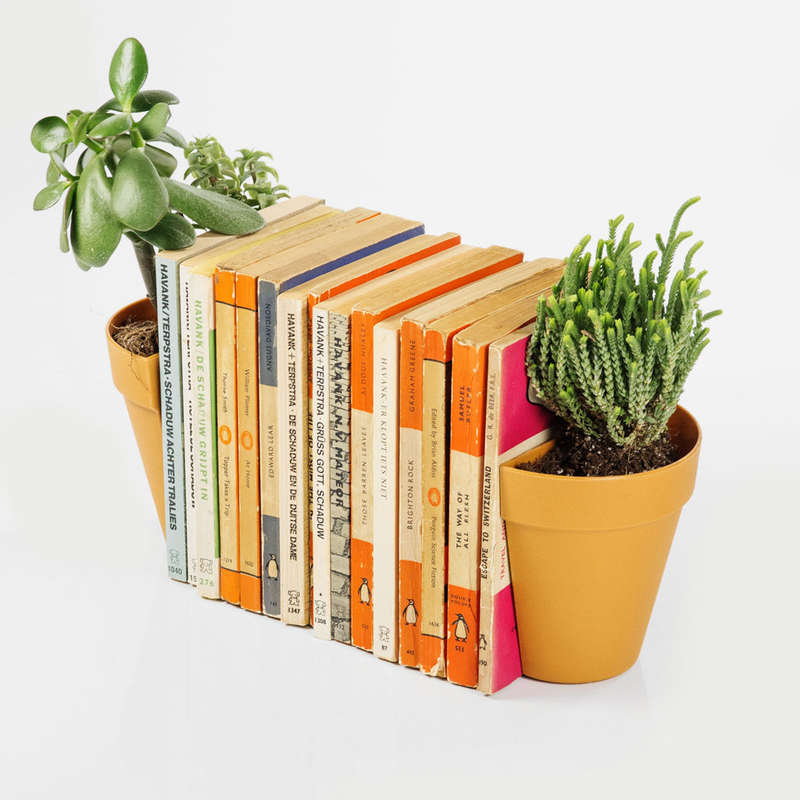 Plant Pot Bookends