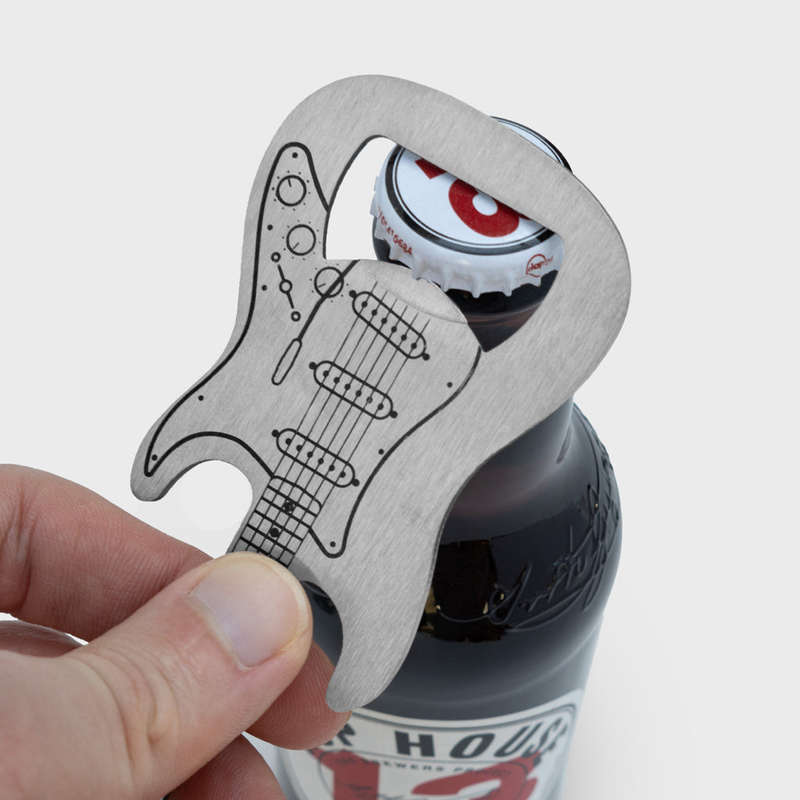 Blues Guitar Bottle Opener