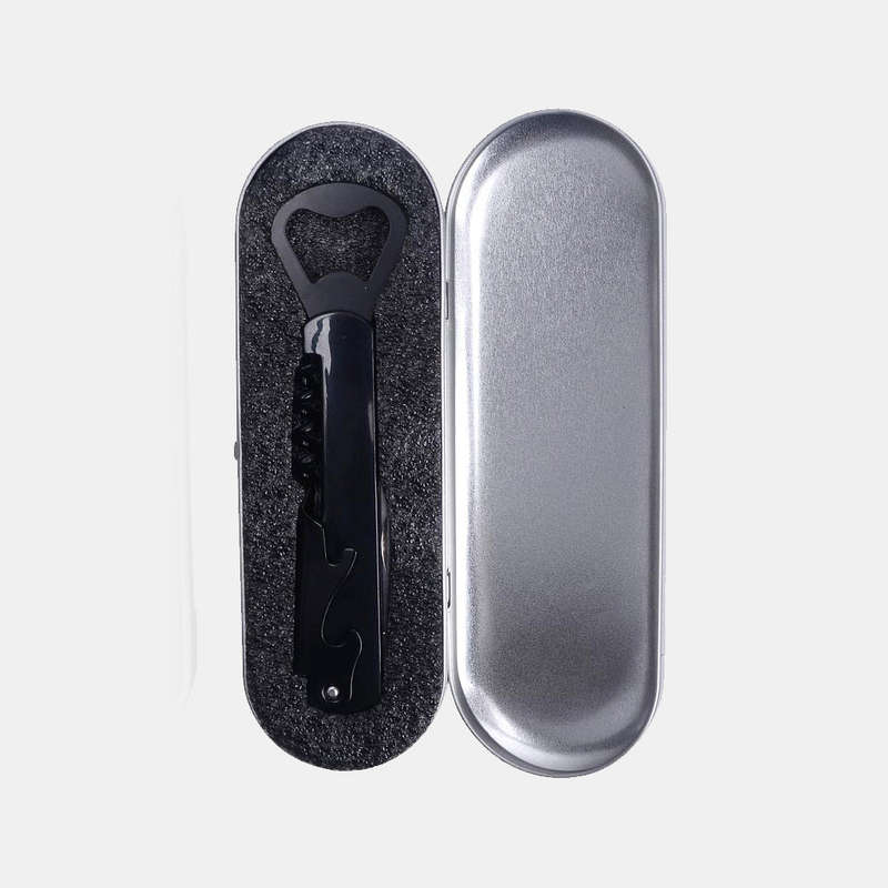 Corkscrew Bottle Opener In A Tin