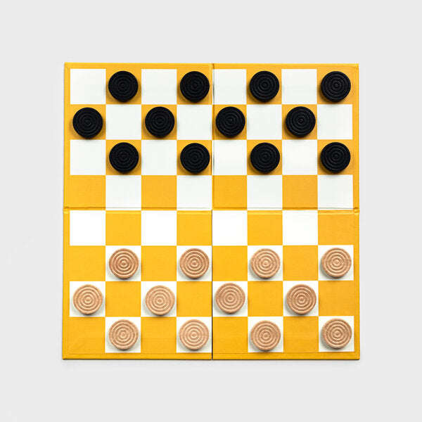 Checkers Game In A Book