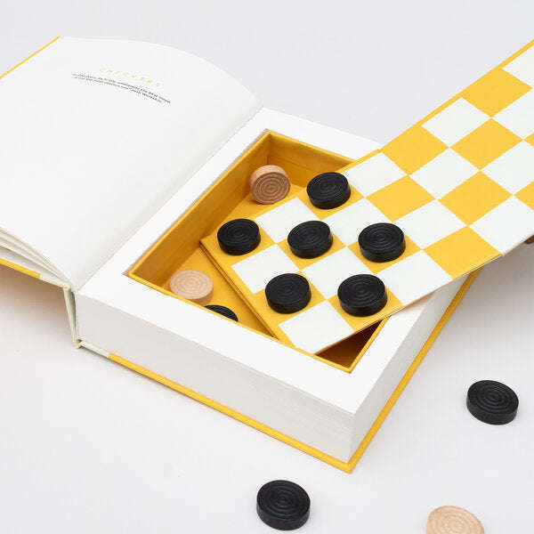 Checkers Game In A Book