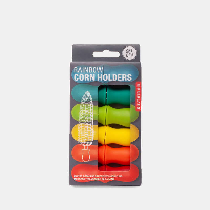 Rainbow Corn Holder Made Safe And Easy To Handle