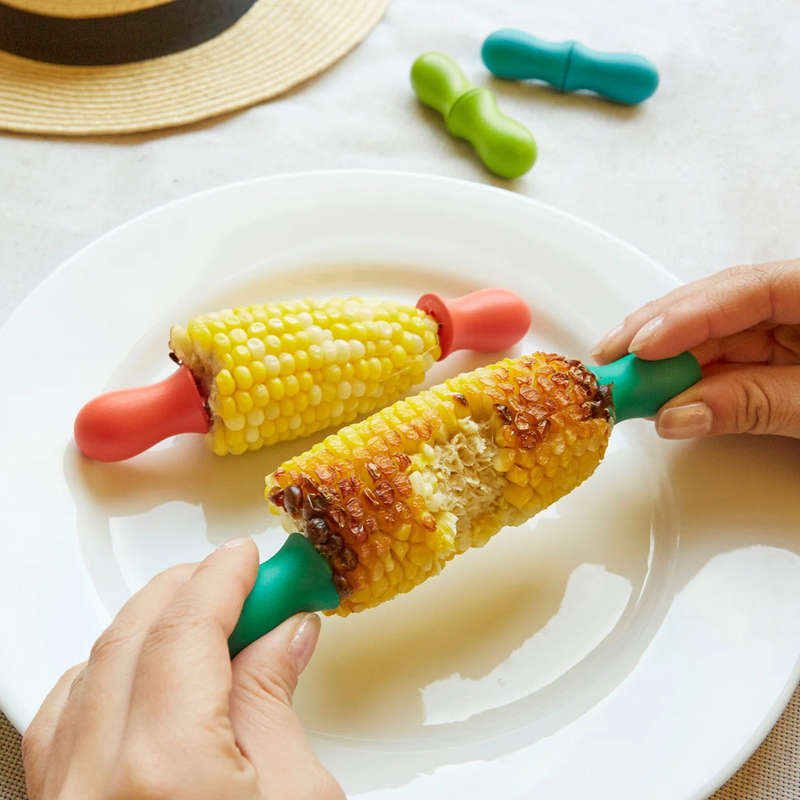 Rainbow Corn Holder Made Safe And Easy To Handle