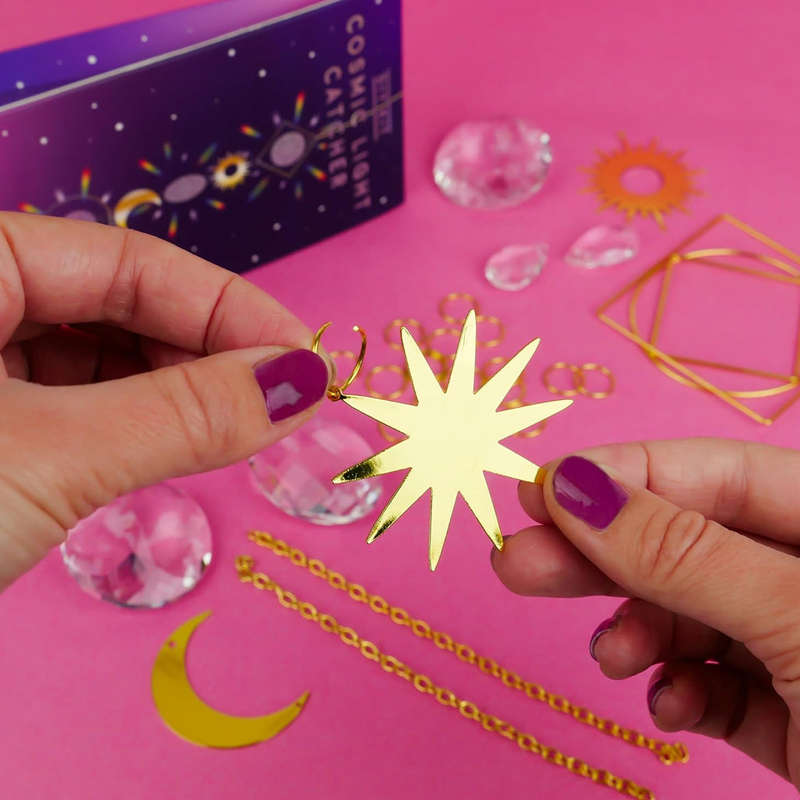 Cosmic Light Catcher DIY Hanging Ornament