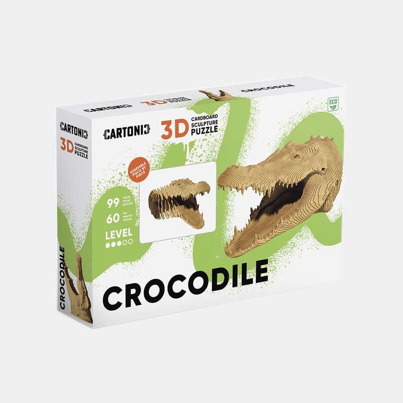 Cartonic 3D Crocodile