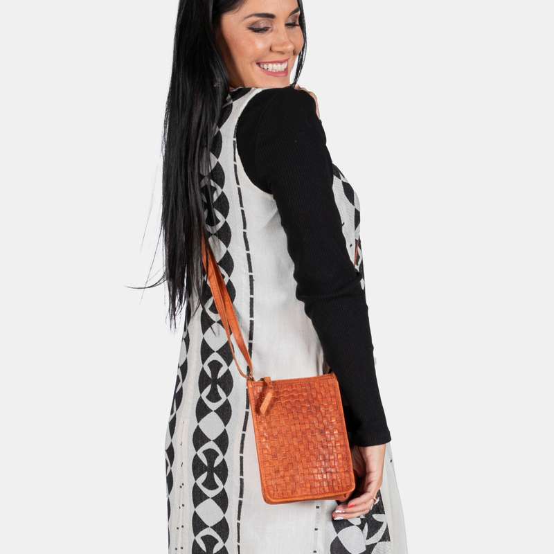 Delfina Leather Shoulder Cell Sling Bag