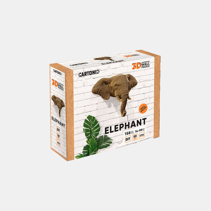 Cartonic Wall Elephant