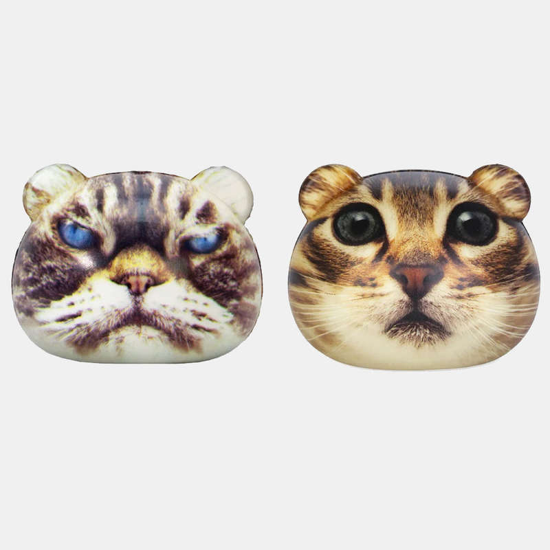 Feline Stress Balls To Squeeze Face Of Cat