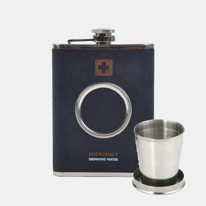 Flask With Pop Out Shot Glass