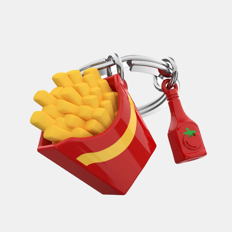 French Fries Keyring