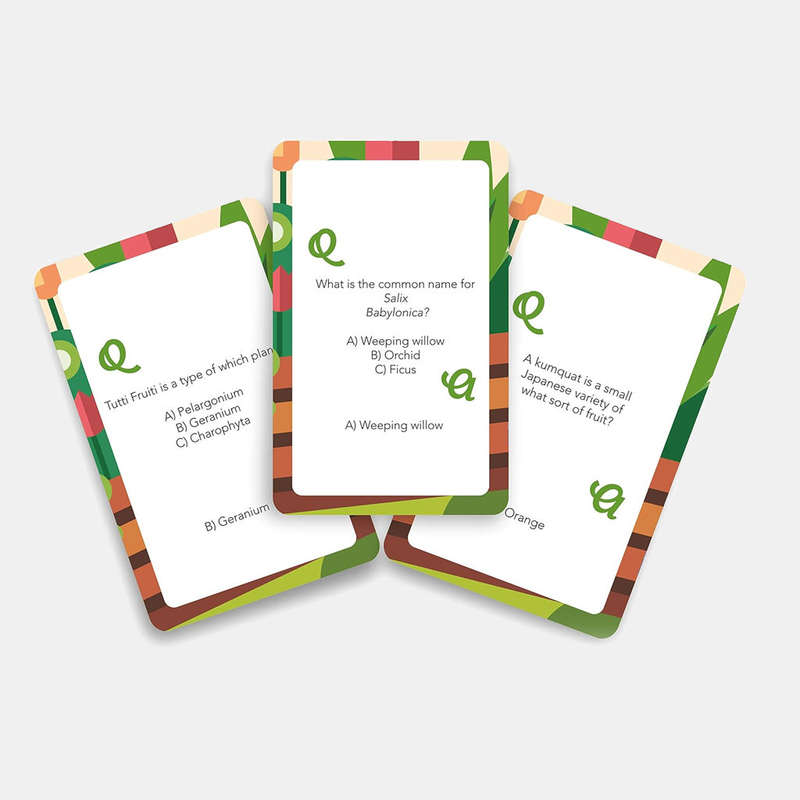 Gardening Trivia Card Game