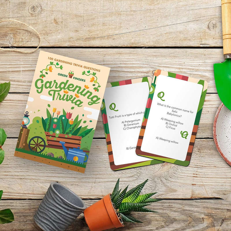 Gardening Trivia Card Game