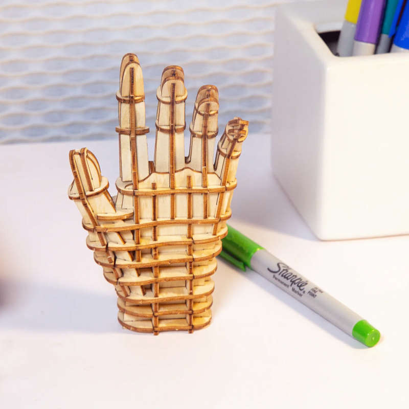 Hand 3D Wooden Puzzle Problem-Solving Abilities