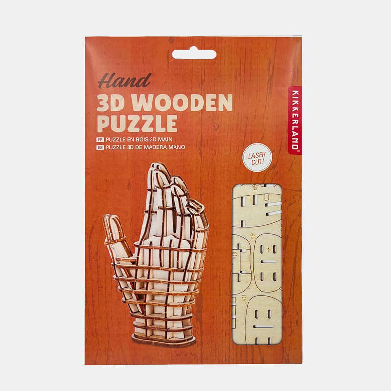Hand 3D Wooden Puzzle Problem-Solving Abilities
