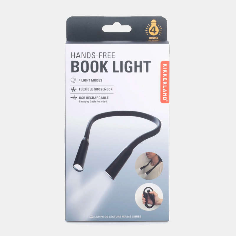 Hands Free Booklight Rechargeble USB Flexible Lamp