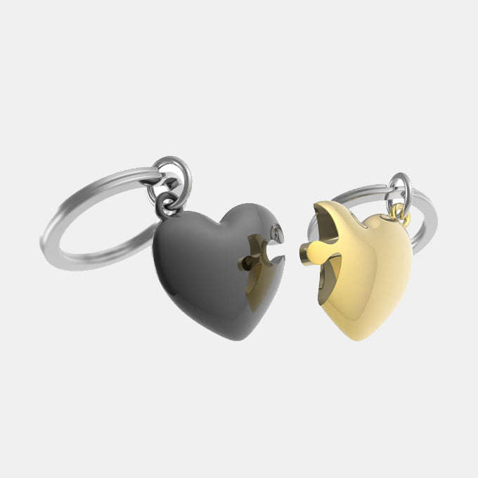 Missing Piece to my Heart Keyring