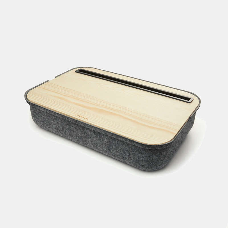 IBed Felt Covered Storage Unit Lap Desk Removable Cover