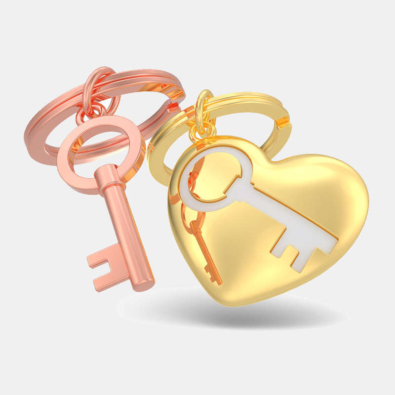 Key to My Heart Keyring