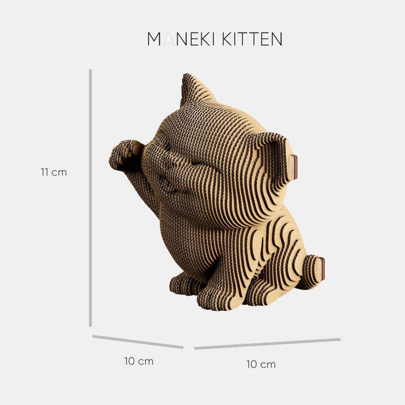 Cartonic 3D Kitten Trio