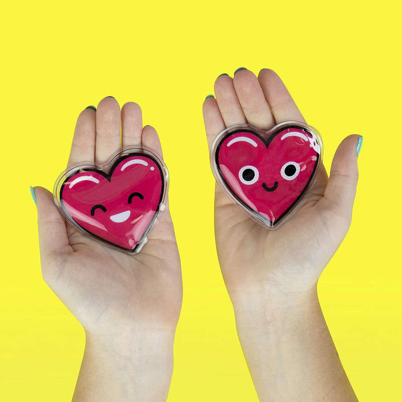 Lovely Jubbly Hand Warmers Shaped Like Hearts