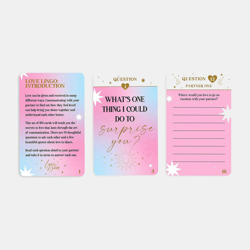 Love Lingo Cards