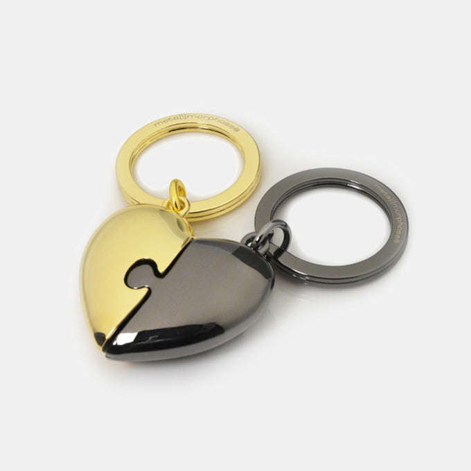 Heart Puzzle Keyring