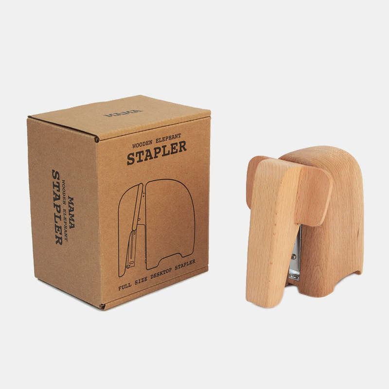 Wooden Elephant Stapler - Large
