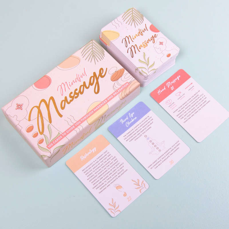 100 Mindfull Massage Cards For Relaxation