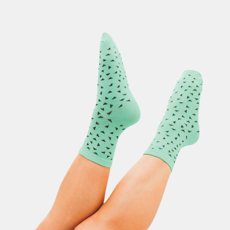 Ladies' Mint Choc Ice Cream Socks