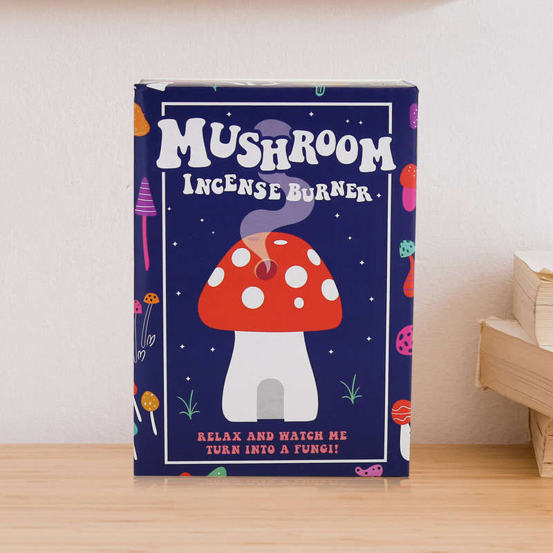 Mushroon Incense Burner Scent Of Sandalwood
