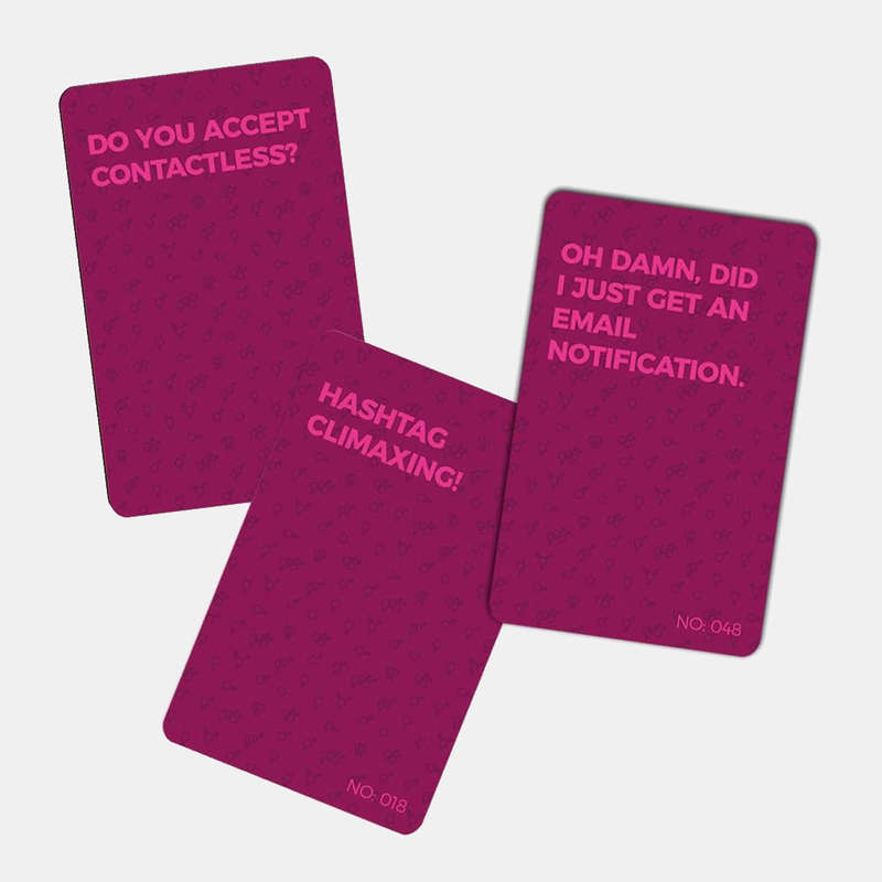 What Not To Say During Sex Card Gift Pack