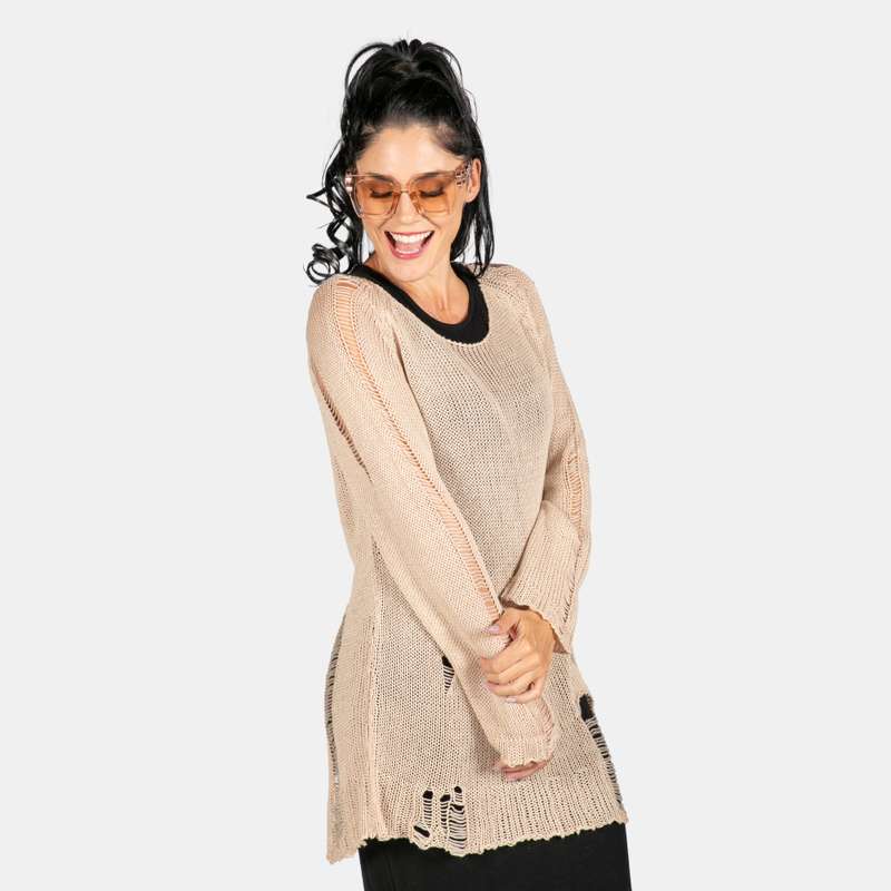 Ladies' Distressed Jersey