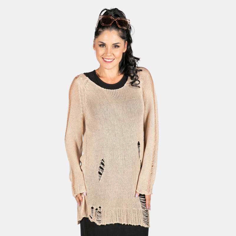 Ladies' Distressed Jersey