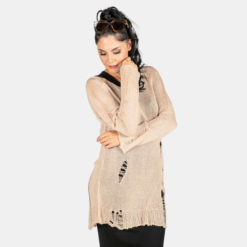 Ladies' Distressed Jersey