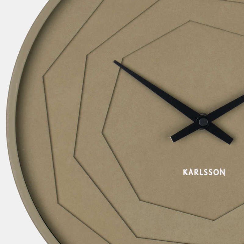 Layered Origami Wall Clock