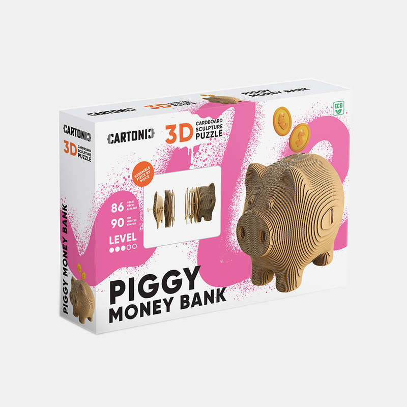 Cartonic 3D Piggy Money Bank