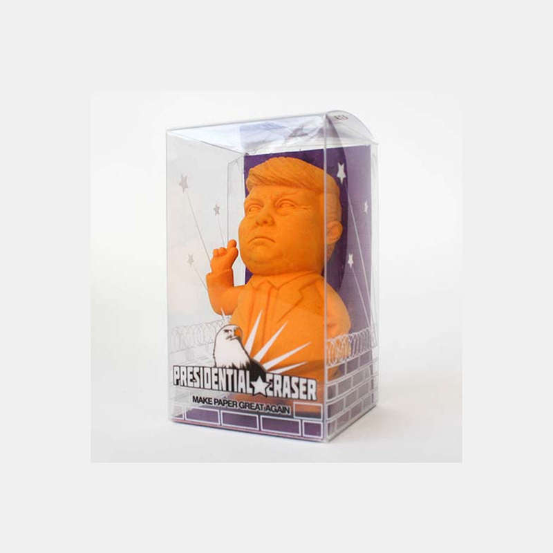 Presidential Eraser In Orange For Written Mistakes