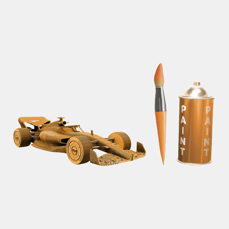 Cartonic 3D Racing Car